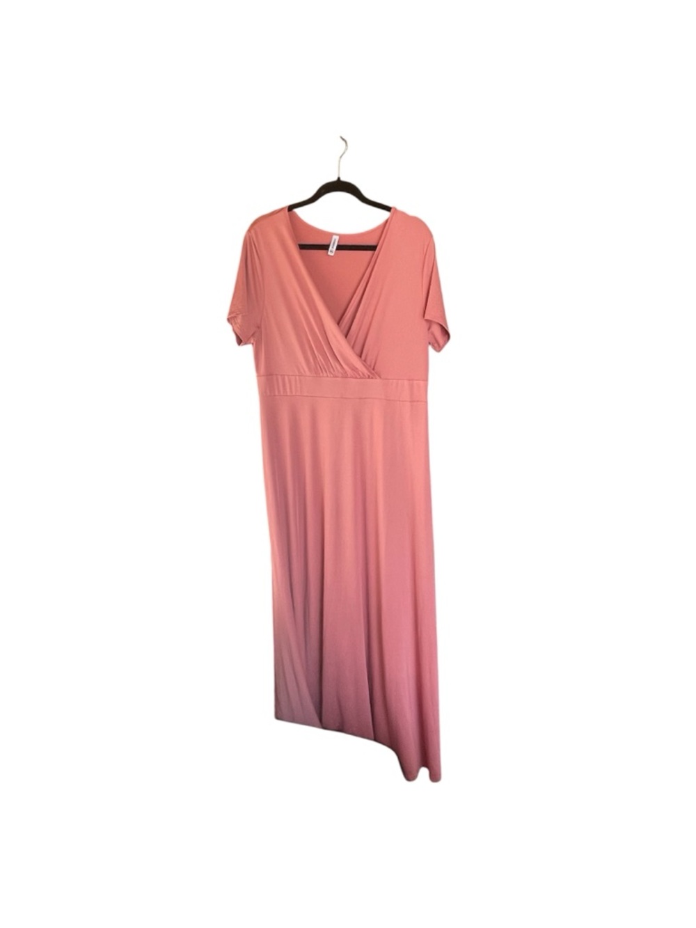 Women's Dusty Rose Wrap Maxi Dress